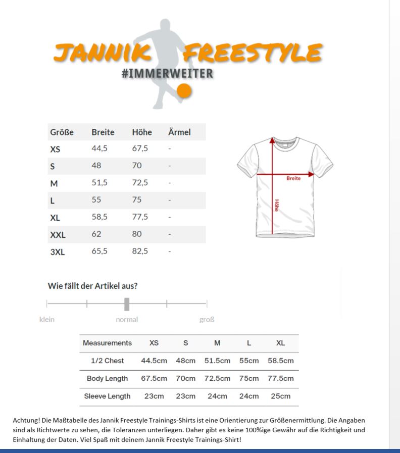 Jannik Freestyle Shirt Code Orange